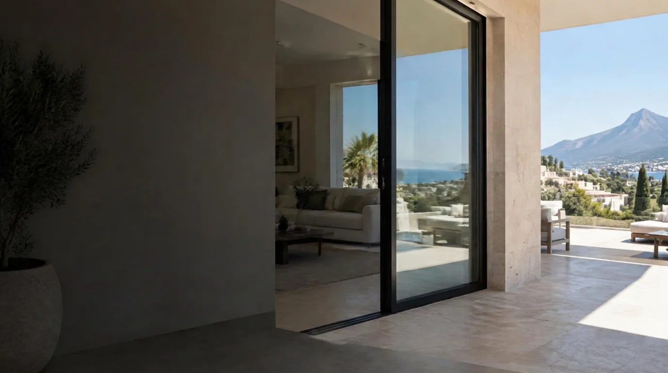 Villa moderna en la Costa del Sol con vistas al mar Mediterráneo y a la montaña
